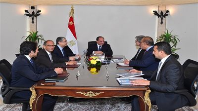 الرئيس السيسي يستقبل رئيس مجلس إدارة شركة 