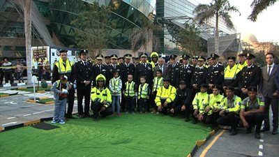 الإدارة العامة للمرور فى زيارة لمستشفى سرطان الأطفال 57357