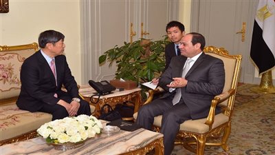 السيسي يستقبل رئيس الوكالة اليابانية للتعاون الدولي