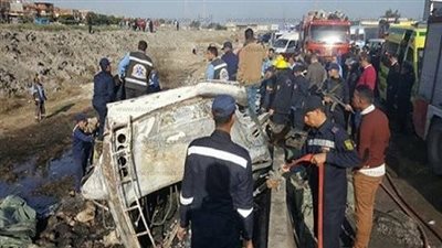 الصحة: وفاة 8 وإصابة 21 آخرين في حادث اشتعال أتوبيس بالاسكندرية
