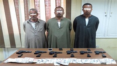 ضبط تشكيل عصابى تخصص فى الإتجار فى الأسلحة النارية غير المرخصة