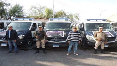 أمن المنيا يوفر 13 سيارة لتلقى بلاغات المواطنين ذوى الإحتياجات الخاصة بمحال إقامتهم
