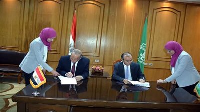 محافظ القليوبية.. بروتوكول تعاون مشترك لإنشاء مشروعات تنموية تخدم أهالي المحافظة