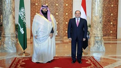  السيسي وولى العهد السعودى في زيارة للجامع الأزهر الشريف