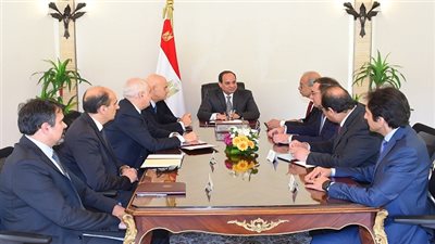 السيسي يستقبل رئيس شركة 