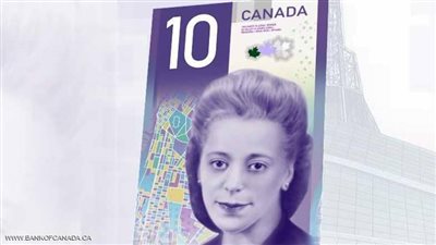 كندا تصدر ورقة نقدية جديدة 