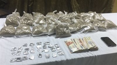 ضبط 6 أشخاص وبحوزتهم 4,885 كيلو فودو، وكيلو حشيش، 300 جرام هيروين 