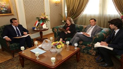 عبد الغفار يستقبل سفيرة البرتغال بالقاهرة لبحث آليات التعاون بين البلدين