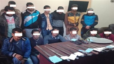 ضبط أطراف مشاجرة بالأسلحة البيضاء بالغربية