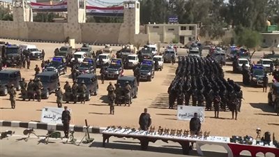 الجهود الأمنية فى سيناء