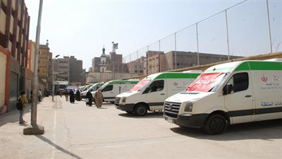 قافلة طبية متنقلة من وزارة الصحة لأهالى امبابة