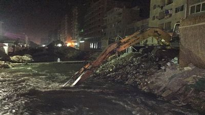 وزارة الرى: ارتفاع مفاجئ فى منسوب المياه بمصرف ناهيا