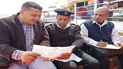 بالصور.. حملة للتفتيش علي المراكب إستعدادا لأعياد شم النسيم بالقناطر