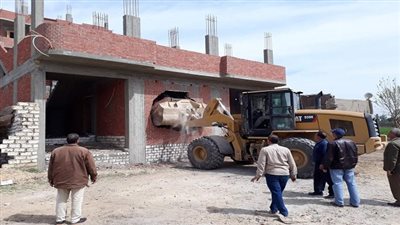 إزالة 105 حالة تعدى على الأراضى الزراعية  بمساحة تسعة أفدنة بالقليوبية