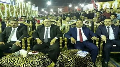 بالصور .. مؤتمر حاشد لدعم الرئيس بمدينة بنها