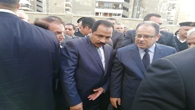 وزير الداخلية يتفقد موقع حادث سيدى جابر بالإسكندرية