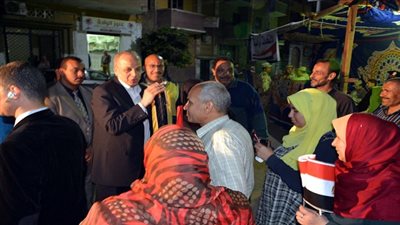 بالصور .. محافظ القليوبية يتفقد بعض اللجان ببنها
