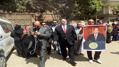 الاعلامي محمد فودة يدلي بصوته في زفتى 