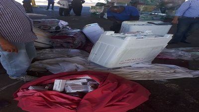 جمارك سفاجا تضبط 13 محاولة لتهريب طائرتى تجسس ومستحضرات تجميل ومبيدات واسمدة