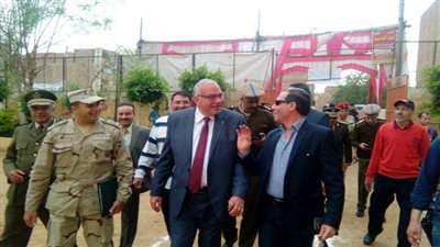 بالصور.. مدير أمن القليوبية يتفقد لجان الانتخابات بقليوب