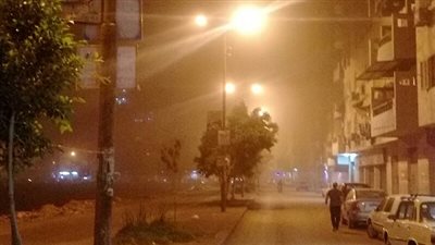 بالصور .. موجة من الأتربة والطقس السئ تضرب القليوبية