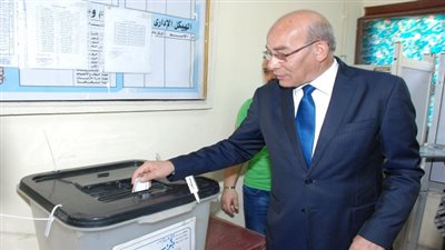 وزير الزراعة يدلي بصوته في الانتخابات الرئاسية