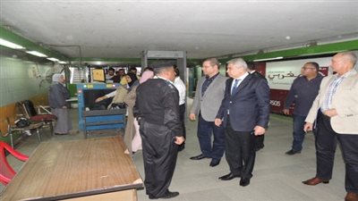 جولة تفقدية على الخدمات الأمنية المعينة بمحطات وقطارات مترو الأنفاق والسكك الحديدية