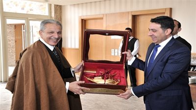 سفراء الدول العربية المعتمدون لدى مصر يحتفون بالوزير أحمد قطان