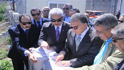 خلال جولته بالاسكندرية 