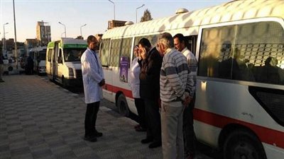 صحة السويس تستجيب للاهالى  بتغيير القوافل الكشف المبكر عن فيروس 
