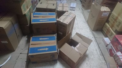 ضبط صاحب شركة لتجارة الأدخنة وبحوزته 27350 علبة سجائر مجهولة المصدر