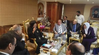 محافظ القليوبية ومدير الأمن يقدمان التهنئة للأقباط بعيد الميلاد المجيد