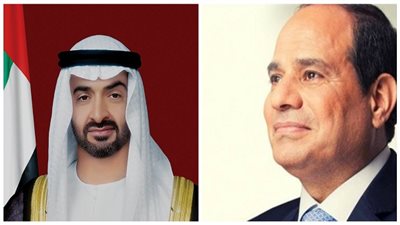 السيسي يتلقي التهنئة من ولي عهد ابو ظبي بمناسبة الفوز فى الانتخابات الرئاسية