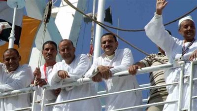   886 معتمر يغادرون ميناء سفاجا الى السعودية