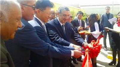 بالصور.. وزير الكهرباء يفتتح أول مصنع محولات بالشرق الأوسط فى السويس