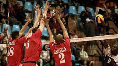 الأهلى يتأهل إلى نصف نهائى أفريقيا للطائرة