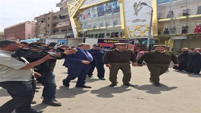بالصور.. مدير أمن القليوبية يقود حملة أمنية مكبرة بالخانكة