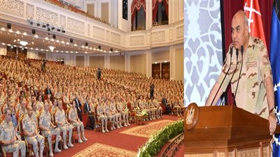 وزير الدفاع يلتقى الدارسين بالمعاهد التعليمية عبر شبكة الفيديو كونفرانس 