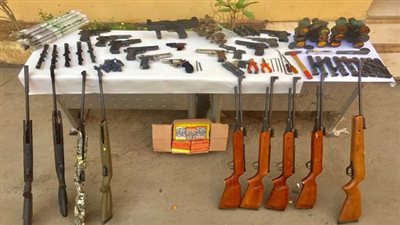 ضبط ورشة بالدقهلية لإصلاح وتعديل الأسلحة النارية غير المرخصة 