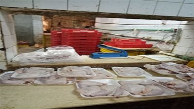 ضبط مجزر به أكثر من 20 طن دواجن ومصنعاتها غير صالحة للإستهلاك الآدمى 