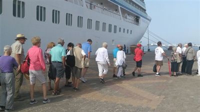 وصول 1271 سائحاً لميناء الإسكندرية على متن الباخرة السياحي 