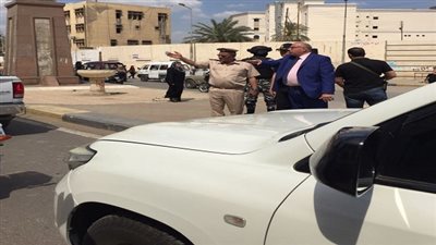 بالصور.. مدير أمن القليوبية يجري جولة ميدانية بمدينة بنها