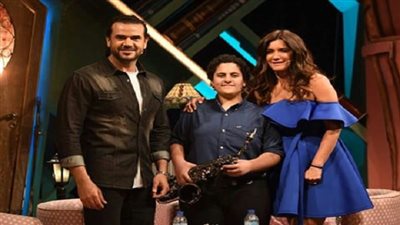 بالصور.. كواليس حلقة النجم سامو زين مع غادة عادل في 