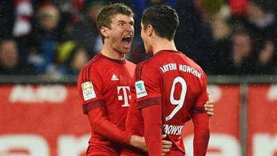 مولر وليفاندوفسكى يقودان هجوم البايرن أمام الريال في دوري أبطال أوروبا