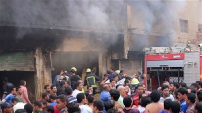 السيطرة على حريق نشب فى محول كهرباء داخل شركة منسوجات بشبرا 