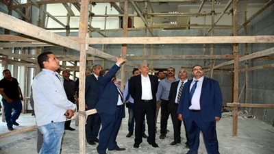 محافظ القليوبية ورئيس جامعة بنها يتفقدان 5 مشروعات بالجامعة بتكلفة 234 مليون جنيه 