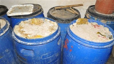 ضبط 1536 كيلو مخللات فاسدة بدار السلام