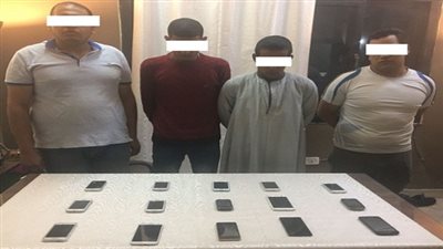 ضبط  تشكيل عصابى تخصص فى إرتكاب وقائع سرقات الهواتف المحمولة 