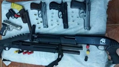 ضبط 5 قطع سلاح نارى و15 قضية إتجار فى المخدرات 