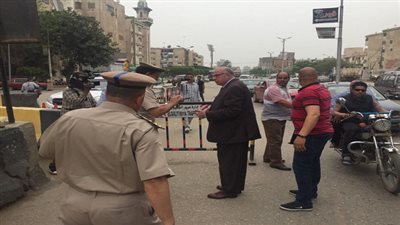 مدير أمن القليوبية يتفقد كمين 